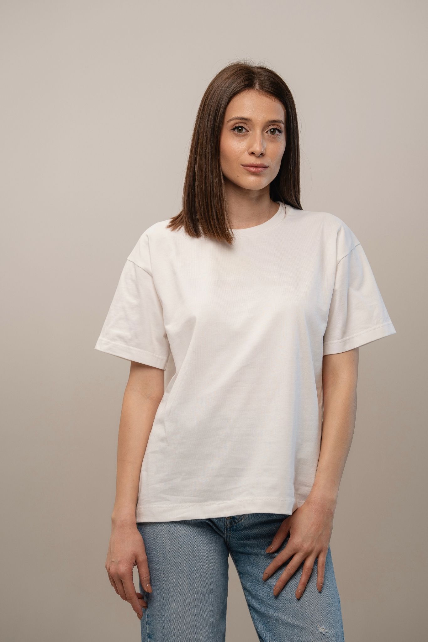 Тениска Just White Tee - Image 1