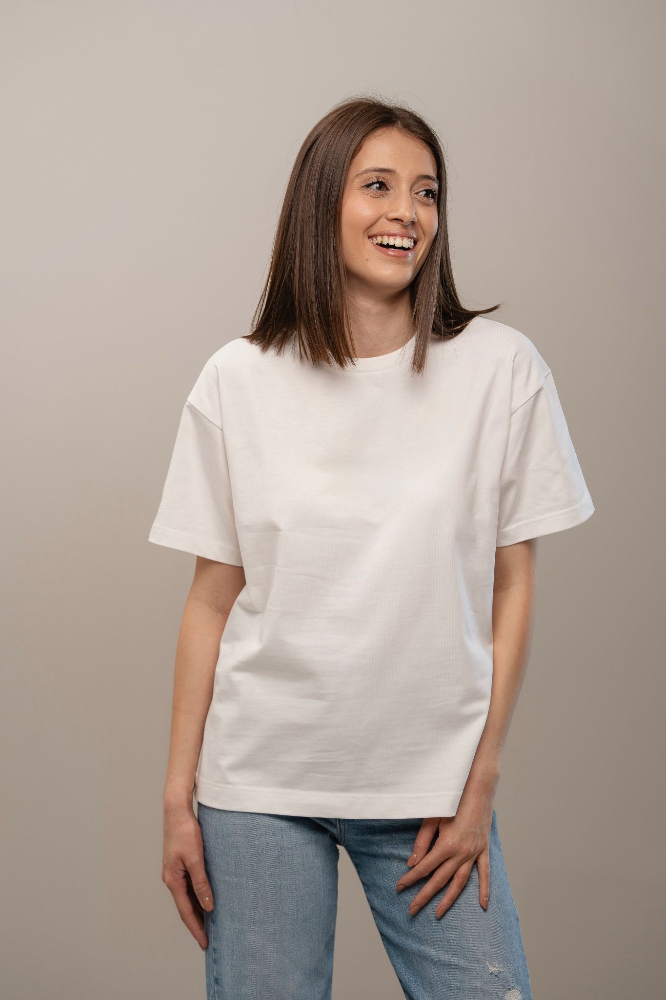 Тениска Just White Tee - Image 3
